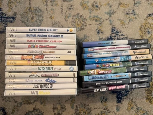 *22 DISC WII/GAMECUBE BUNDLE*ANIMAL CROSSING*HARVEST MOON*GH3*GALAXY*WARIOWARE