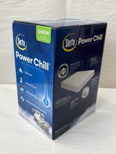 New Serta Power Chill Mattress Protector Waterproof Cool To The Touch QUEEN