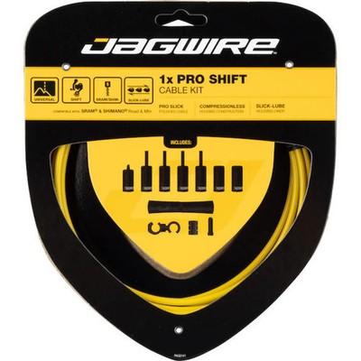 Jagwire Pro Shift 1x Schaltzugset Road & Mountain Gelb - Präzision & Optik