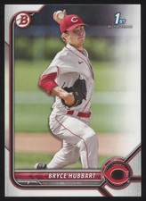 2022 Bowman Draft #BD-17 Bryce Hubbart  Cincinnati Reds