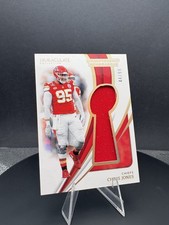 2024 Immaculate Collection Chris Jones Championship Memorabilia /99 jersey patch