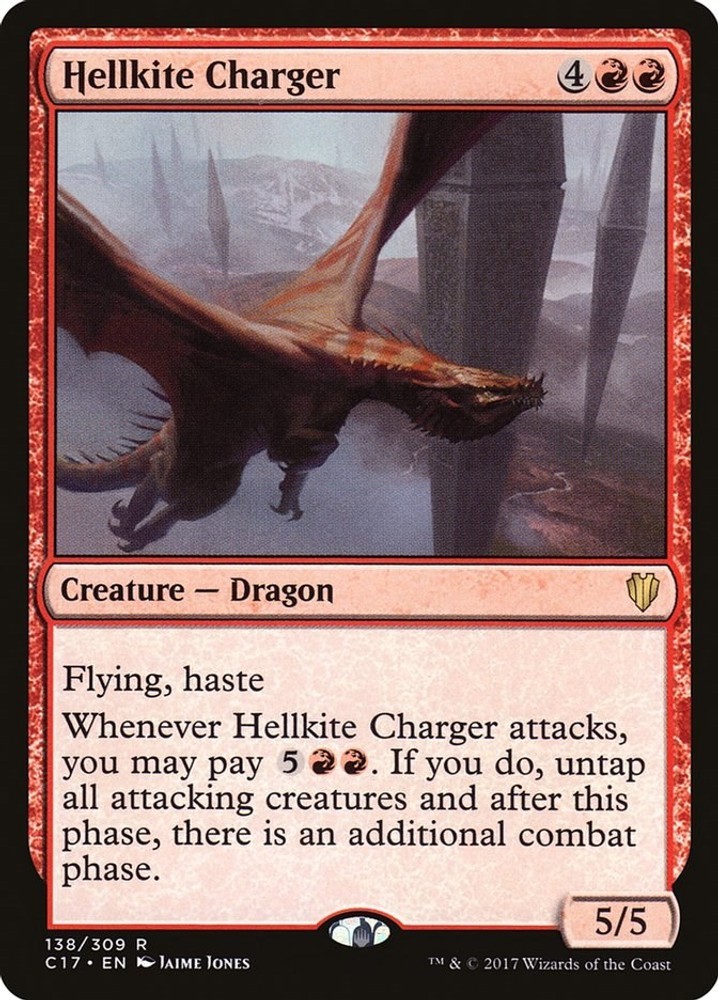 Magic MTG Hellkite Charger EN NM Commander 2017