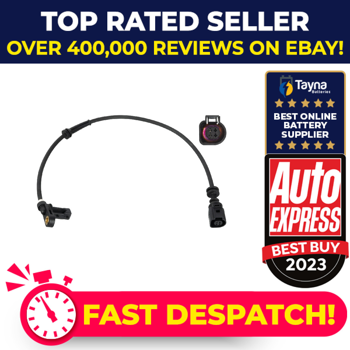 ABS Sensor fits FORD GALAXY 2.0 Front Left or Right 02 to 06 ZVSA Wheel Speed