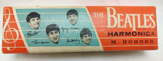 1960's Beatles Harmonica M Hohner w/ Original Beatles Box