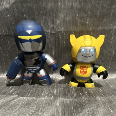 Hasbro Mighty Muggs Transformers Bumblebee & Soundwave Vinyl Figures Set 2008