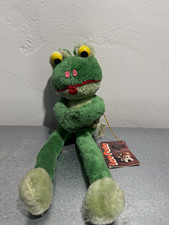 Russ Luv Pets Green Frog Plush Stuffed Animal Vintage 1997 MPN 837 Small