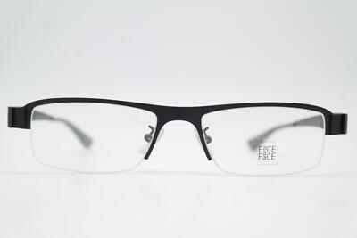 Glasses Face a Face MVN04 Black Half-Rim Eyeglasses Frame New