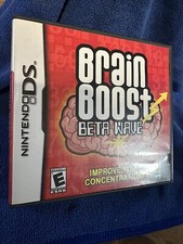 Brain Boost: Beta Wave (Nintendo DS, 2006) - CIB, Fast Shipping!!!