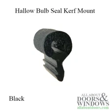 Weatherstrip Hollow Bulb Seal Kerf Mount Weather Seal .250 Inch Diameter Bulb