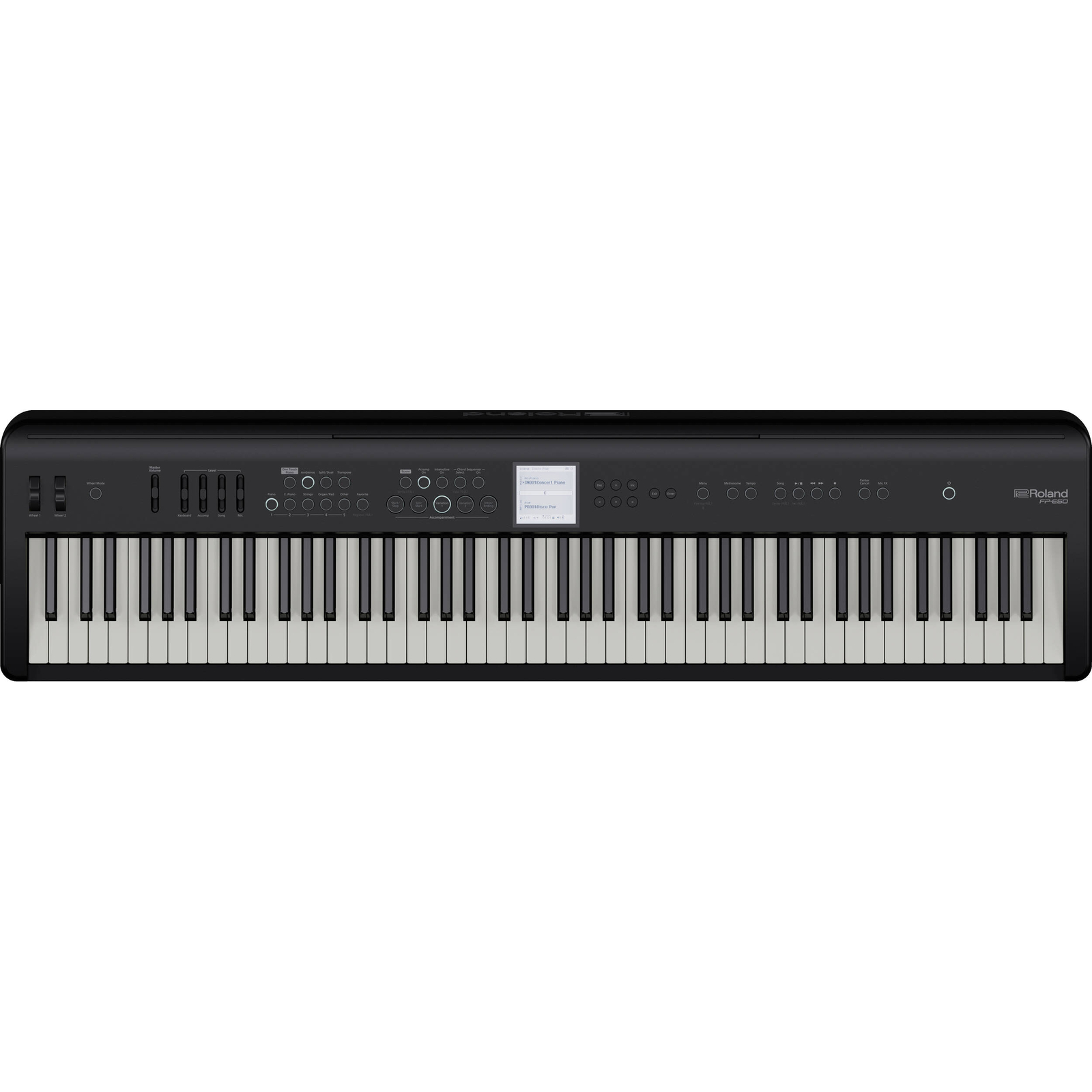 Цифровое пианино Roland FP-E50 с 88 клавишами, черный