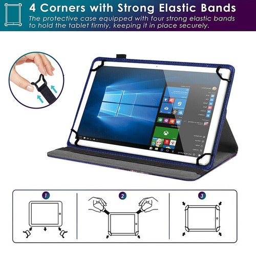 *360°Universal Schutzhülle für 7-8 Zoll Tablet Drehbar Verstellbare Case Cover - Bild 34 von 63