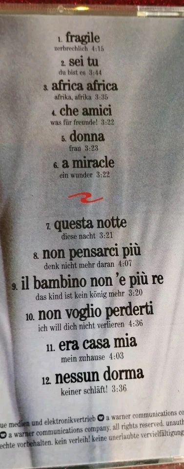 Fragile (1988/89) von Al Bano & Romina Power CD K34 - Bild 3 von 4