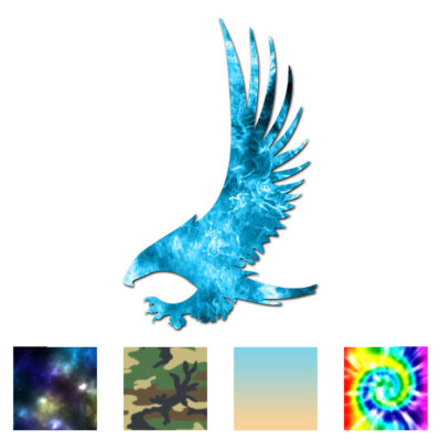 Silhouette Eagle - Adesivi In Vinile Per Auto, Decalcomania Per - Foto 5