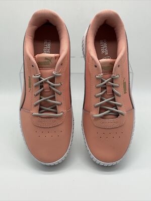 ☆Carina☆ Puma Carina 2.0 Poppy Pink / Gold / White - Women's 9.5 (385849 17