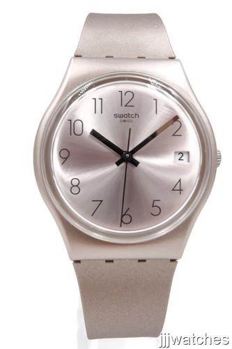 Buy New Swatch Swiss Originals PINKBAYA RoseGold Silicone Date Watch 34mm  GP403 $70 Online in Bahrain. 203677562010