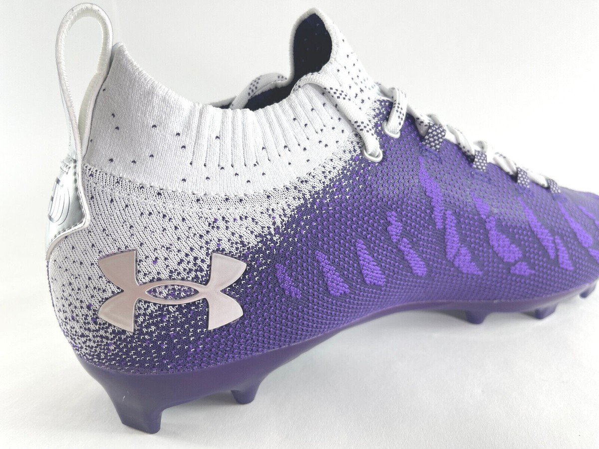 Under Armour Spotlight Football Lacrosse Cleats Purple Men`s Under Armour Spotlight Football Lacrosse Cleats Purple Men`s