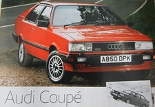Original AUDI COUPE (1980-1988), 2006 CSC Starter Classic magazine article