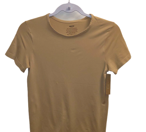 Skims 1X Soft Smoothing Seamless Short Sleeve T-Shirt Clay - AP-TSH-0184