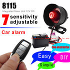 Car Security System Horn Siren Alarm with 2 Rc Controls Anti-Theft Alarm System