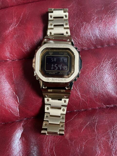 Casio G-Shock GMW-B5000GD-9 49mm Gold Stainless Steel Men's 