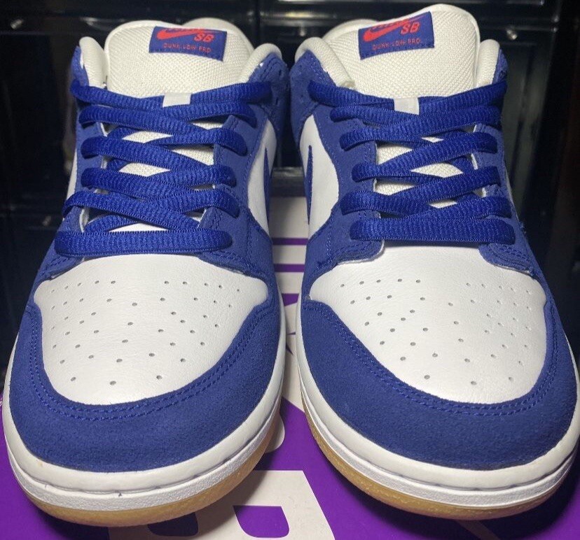 靴 Nike SB Dunk Low \"Los Angeles Dodgers Nike SB Dunk Low Los Angeles Dodgers Men's - DO9395-400 - US