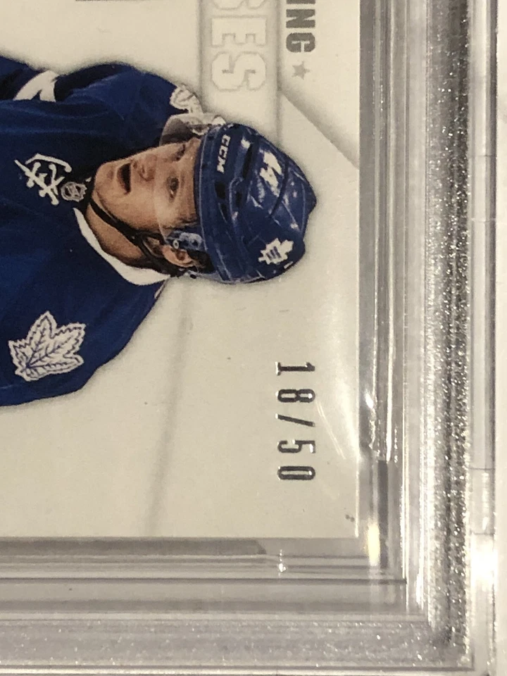 2013-14 Panini Contenders /50 MORGAN RIELLY GALCHENYUK AUTO BGS 8.5w/ 10 NMMT+ - Image 3 of 4