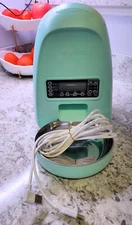 DOGNESS 2L Programmable Automatic Pet Feeder, Aqua Green