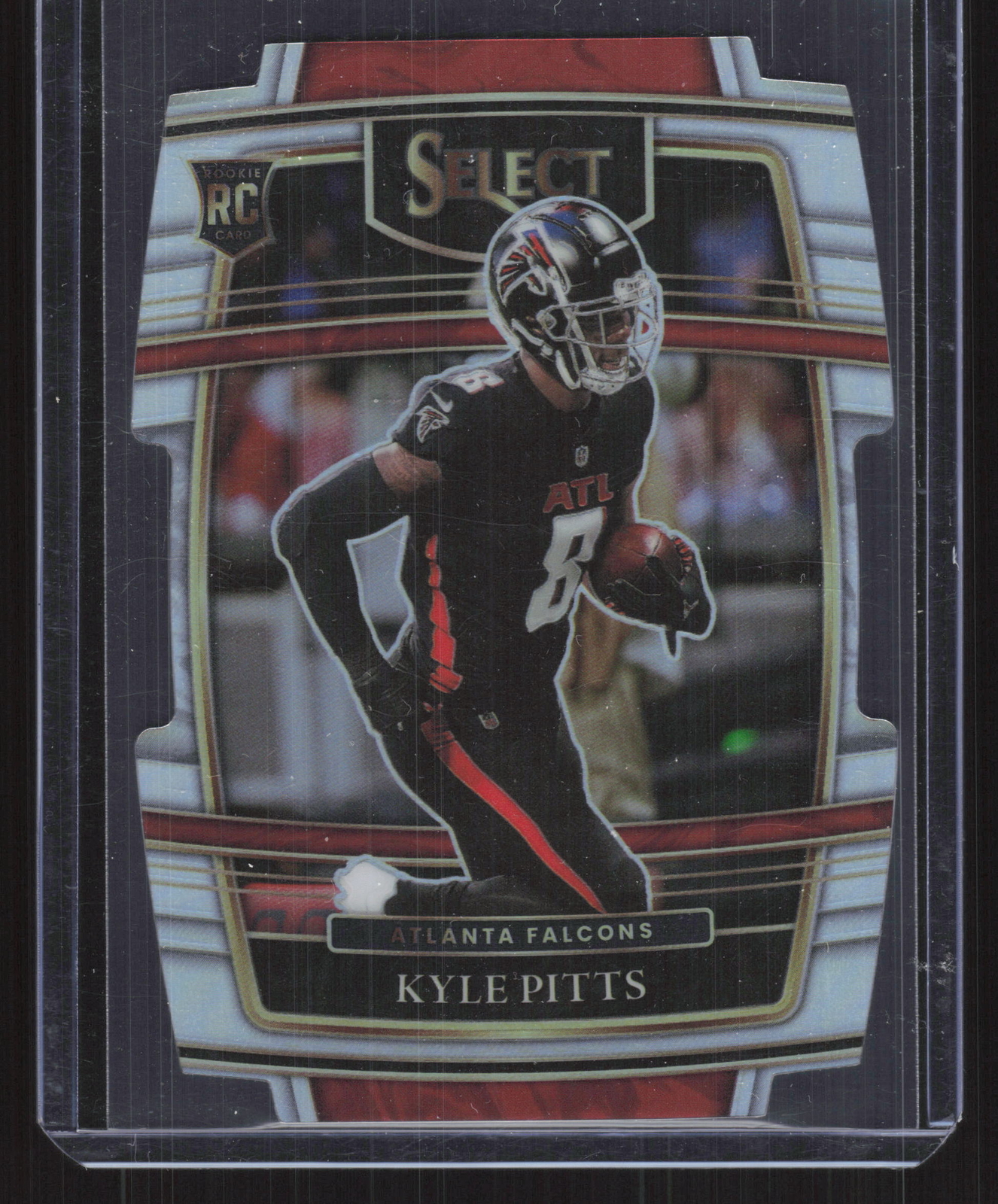 2021 Panini Select #46 Kyle Pitts Silver Prizm Die Cut