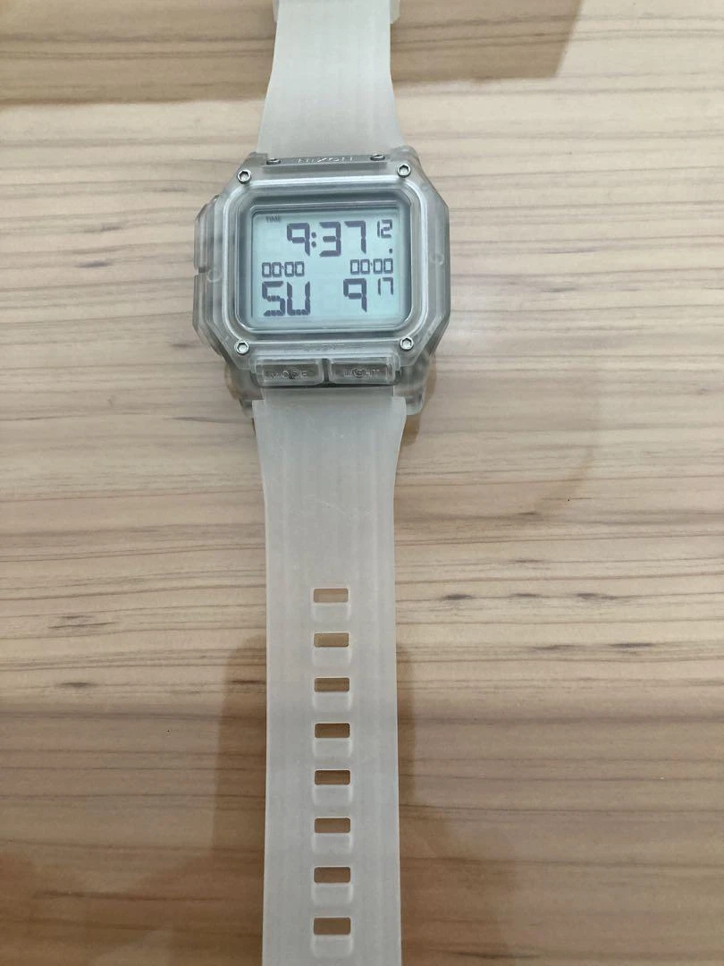 Nixon transparent watch sales