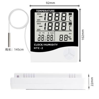 Temperatur Feuchtigkeit Meter Thermometer Hygrometer Wetterstation HTC-1 HTC-2