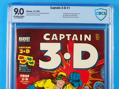 Captain 3-D #1 Harvey 1953 Jack Kirby, Joe Simon & Steve Ditko