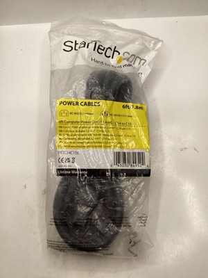 StarTech 6ft Heavy Duty Power Cable PXTC14C156