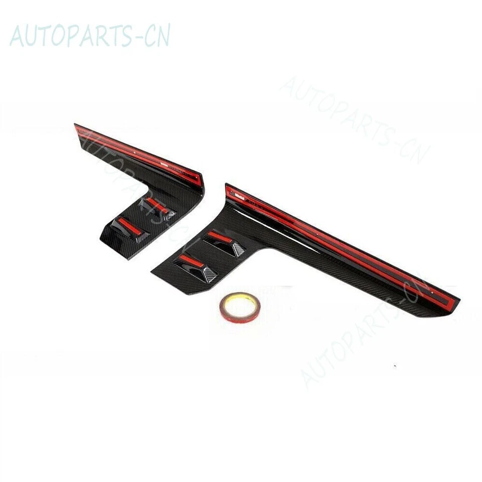 Удлинитель спойлер из сухого углеродного волокна для боковых юбок BMW M2 G87 2022-2024 - Изображение 3 из 4