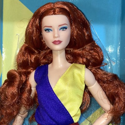デザイナーズBarbie⑬ Barbie Signature Looks Model # 13 Long Red Hair Tall Jointed - New
