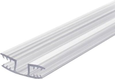 Convenient Pack of 4 Clear PVC Living Hinges - 36in Long for Easy Customization