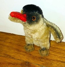 Vintage Steiff Stuffed Animal Mohair Peggy Penguin 1960s Miniature Plush