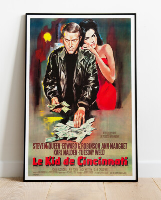 The Cincinnati Kid Repro Film Foto/Poster bis zu 36''x24''