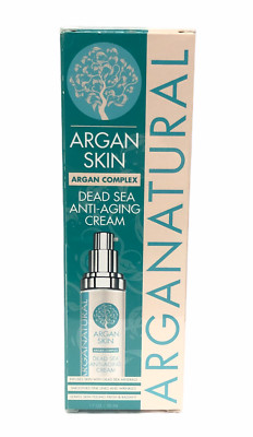 ArgaNatural Argan Skin Dead Sea Anti-Aging Cream (1.7Oz/ 50mL) NEW IN BOX