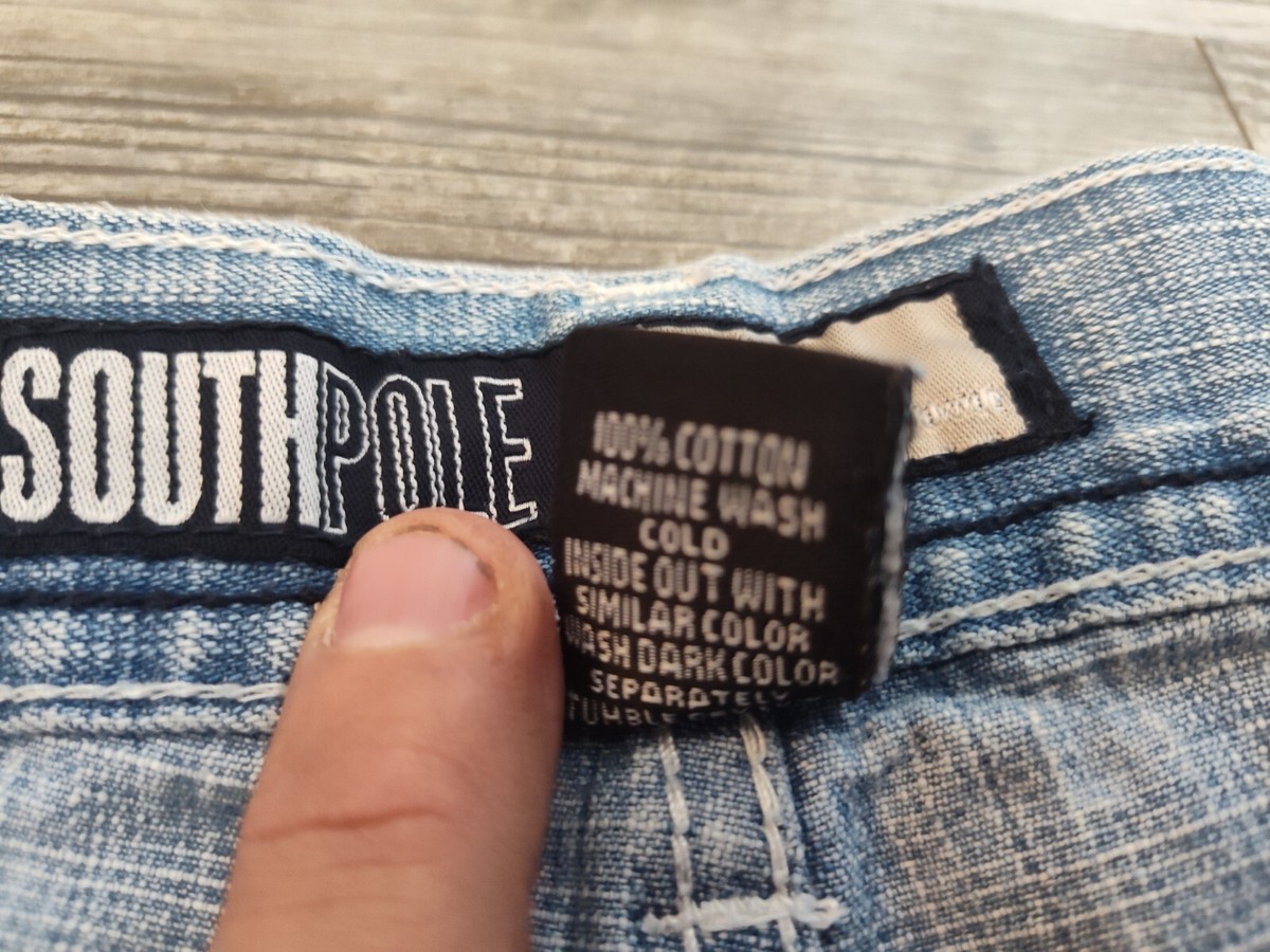 Vintage Southpole Jean Shorts Mens 36 Denim Jorts Baggy Wide Vintage Southpole Jean Shorts Mens 36 Denim Jorts Baggy Wide
