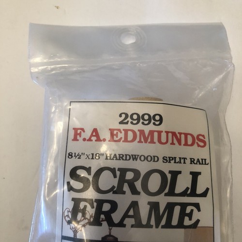 NEW F.A. Edmunds scroll frame 8.5" x 18" model 2999 needlepoint cross stitch - Picture 2 of 6