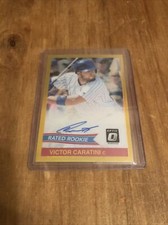 2018 Donruss Optic Victor Caratini Rookie Auto Gold Prizm 1984 Retro  #2/10