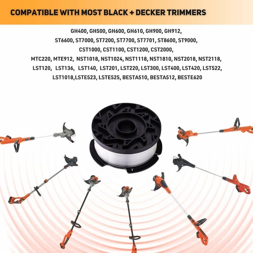 30ft 0.065in (AF-100) Trimmer Line Spool for Most Black and Decker Weed Eater - Picture 4 of 6