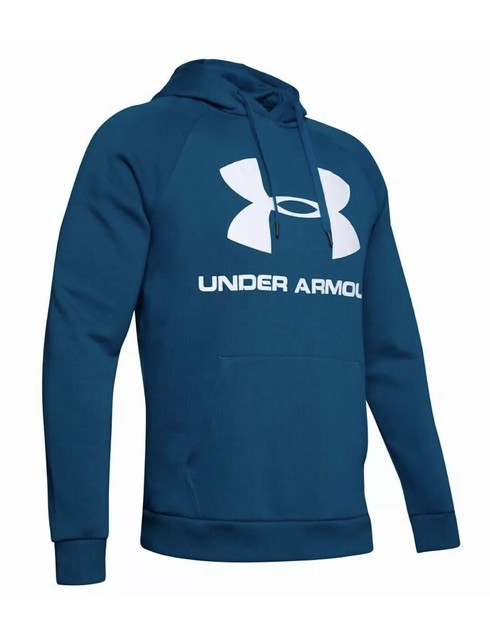 men's ua rival fleece logo hoodie