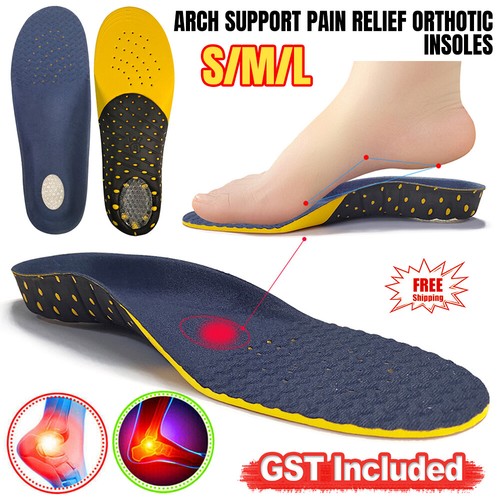 Arch Support Pain Relief Orthopedic Inner Sole Men Women Orthotic Insoles Shoes