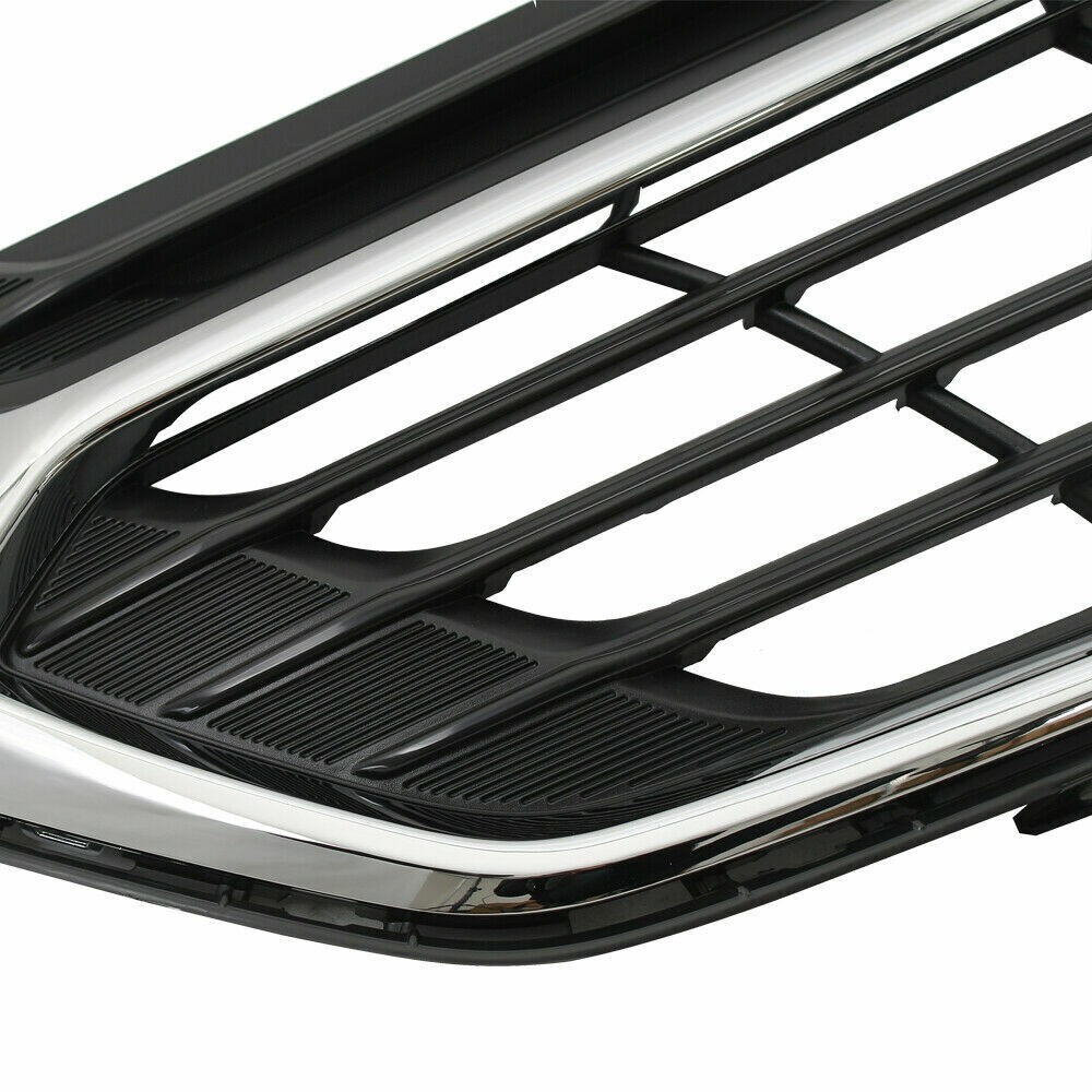 For 20182021 Chevrolet Equinox Front Bumper Center Grille Black Chrome