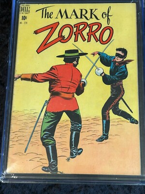 KEY ISSUE 1st Zorro in Comics Dell 1949 Four Color #228 CGC 6.0 FN