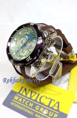 Invicta 14461 Reserve Venom Men Watch 53.7mm Steel Brown W/R 1000MT Swiss Quartz - Picture 8 of 12