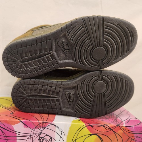 Nike Dunk Sky Hi Damen Größe 6 Hochwaldgrün versteckter Keilabsatz 644877-302 - Bild 11 von 14