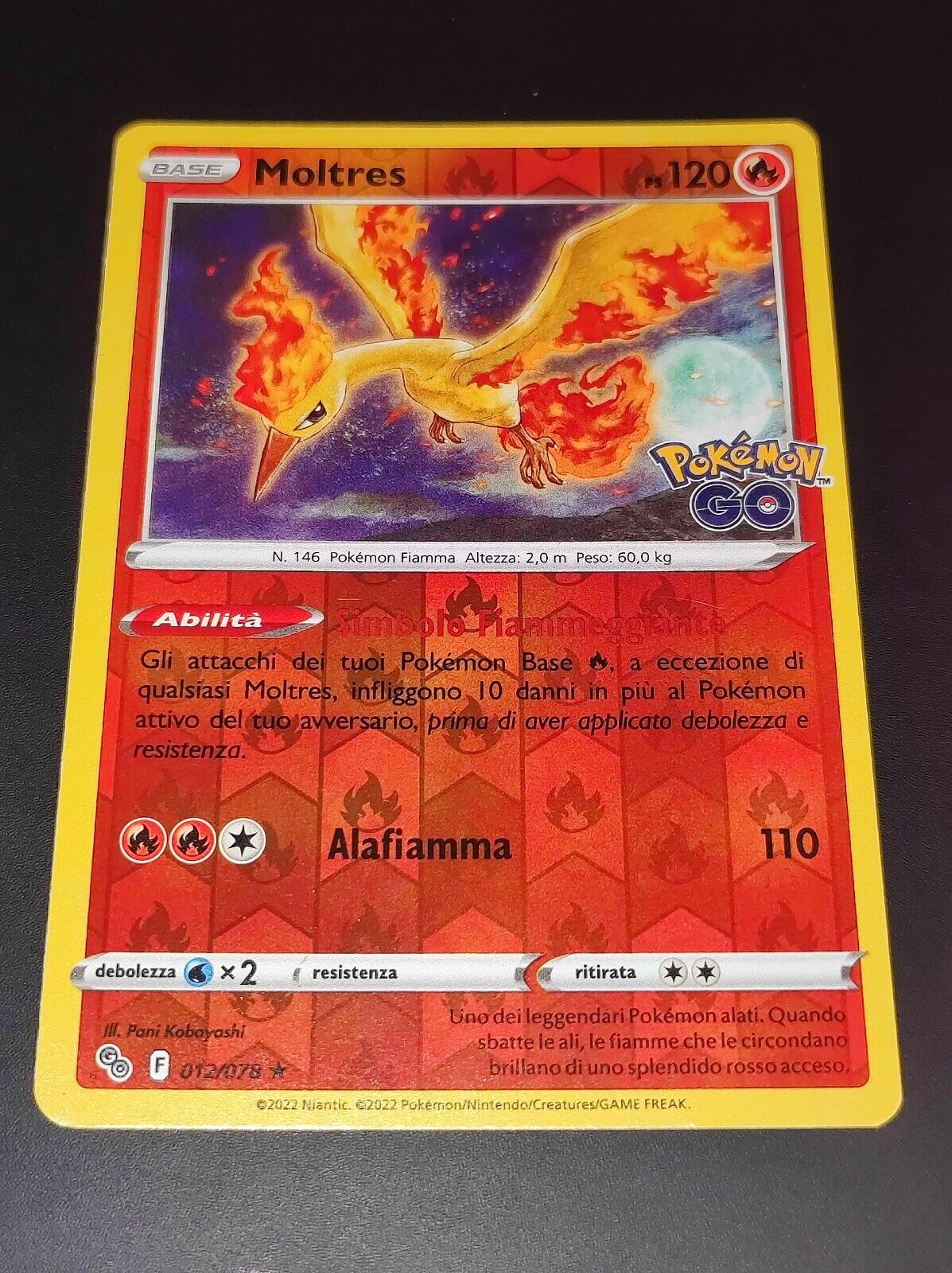 Moltres - 012/078 - Pokemon Go - Reverse Holo – Card Cavern Trading Cards,  LLC