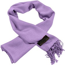 Light Purple Men's Solid Color Nepalese Fashion Scarf Seconds Neck Scarves NEW 